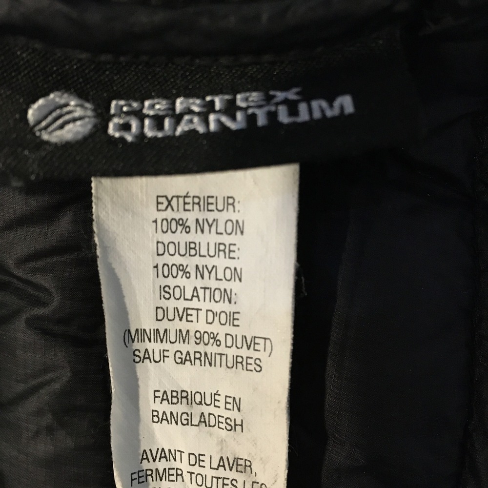 LL Bean Ultralight 850 Down Hooded Puffer Jacket Womens XS Black Outdoor Quilted - Picture 12 of 14